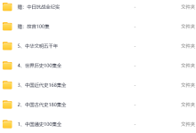 【410G】中国通史近代史抗日历史纪录片短视频素材